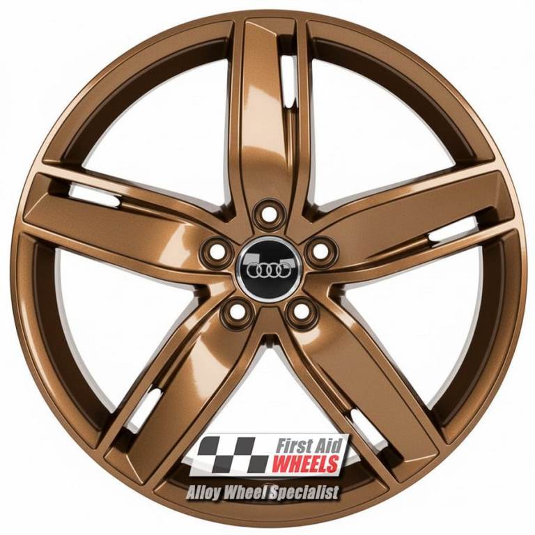R647BR Swap AUDI S3 8V 4X 19'' GENUINE 5 ARM WING IMBOLA BRONZE ALLOY WHEELS