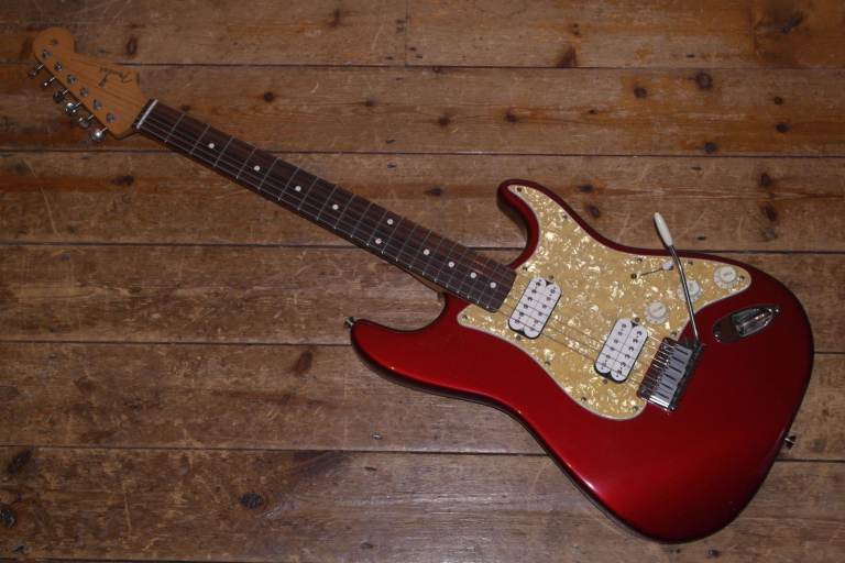 1997 Fender USA Big Apple Stratocaster Candy Apple Red fitted with 2016 Fender 60s Roadworn neck
