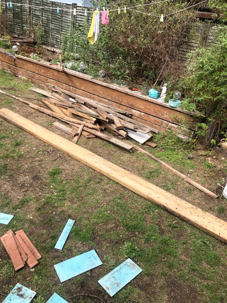 Loads of wood and planks