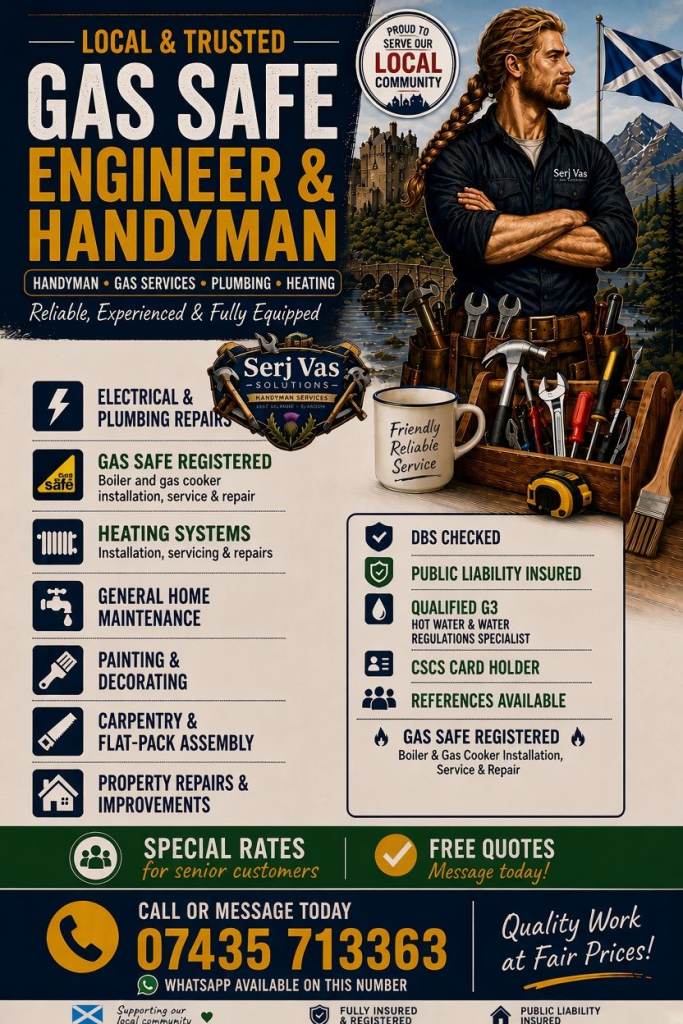 Reliable Multi-Skilled Handyman Available – Electrical, Plumbing, General Repairs & Small Removals