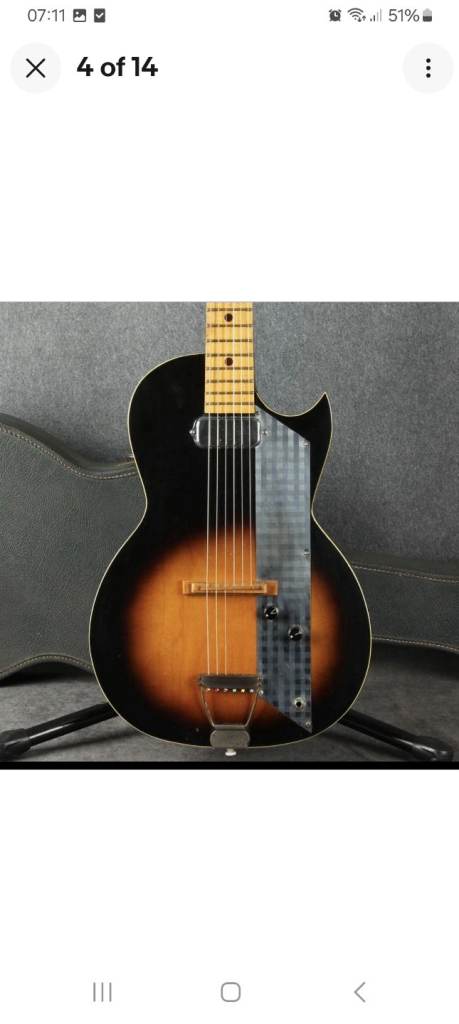 Kay value leader 60s vintage guitar