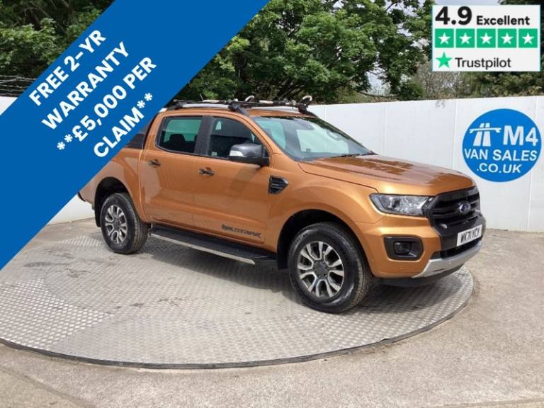 2021 Ford Ranger EcoBlue Wildtrak Crewcab FSH A/C Euro 6 Pickup Diesel Automatic