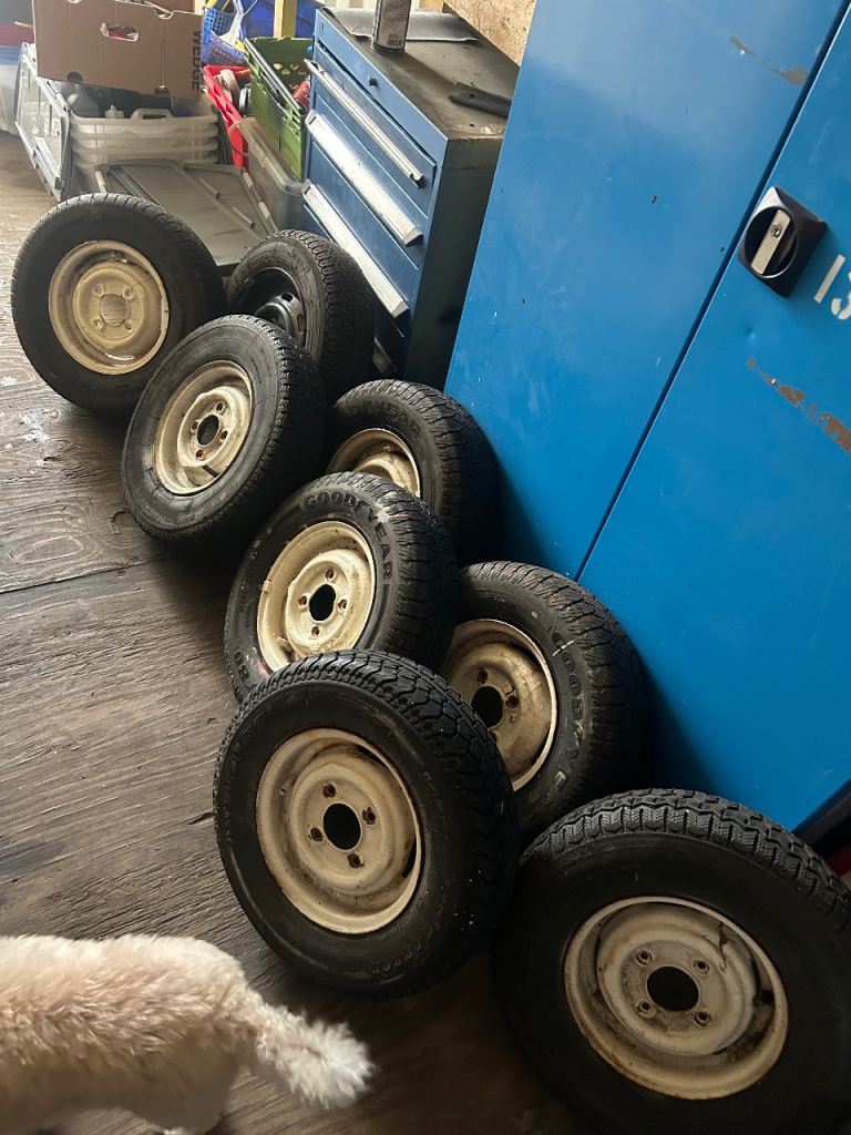 Classic mini steel wheels 