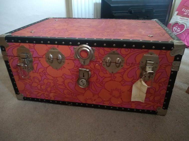 Vintage travel trunk