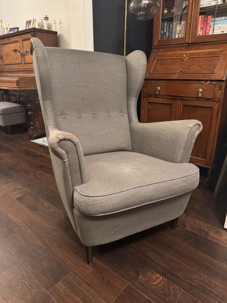 image for IKEA wingback chair