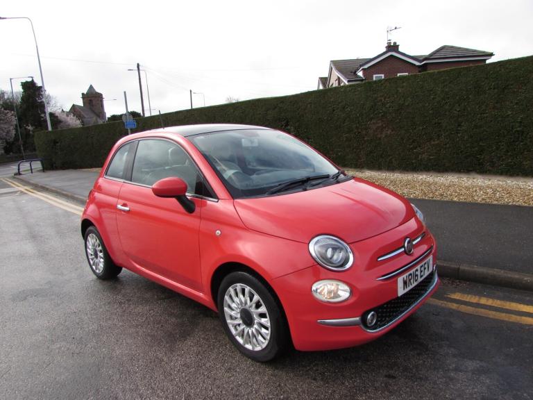 2016 Fiat 500 1.2 Lounge 3dr HATCHBACK Petrol Manual