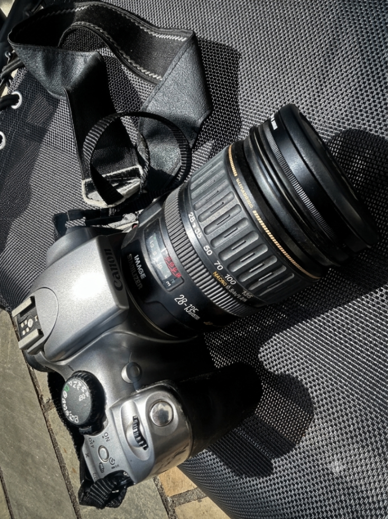 Canon Digital Rebel Camera with 28-135mm Lens and Strap