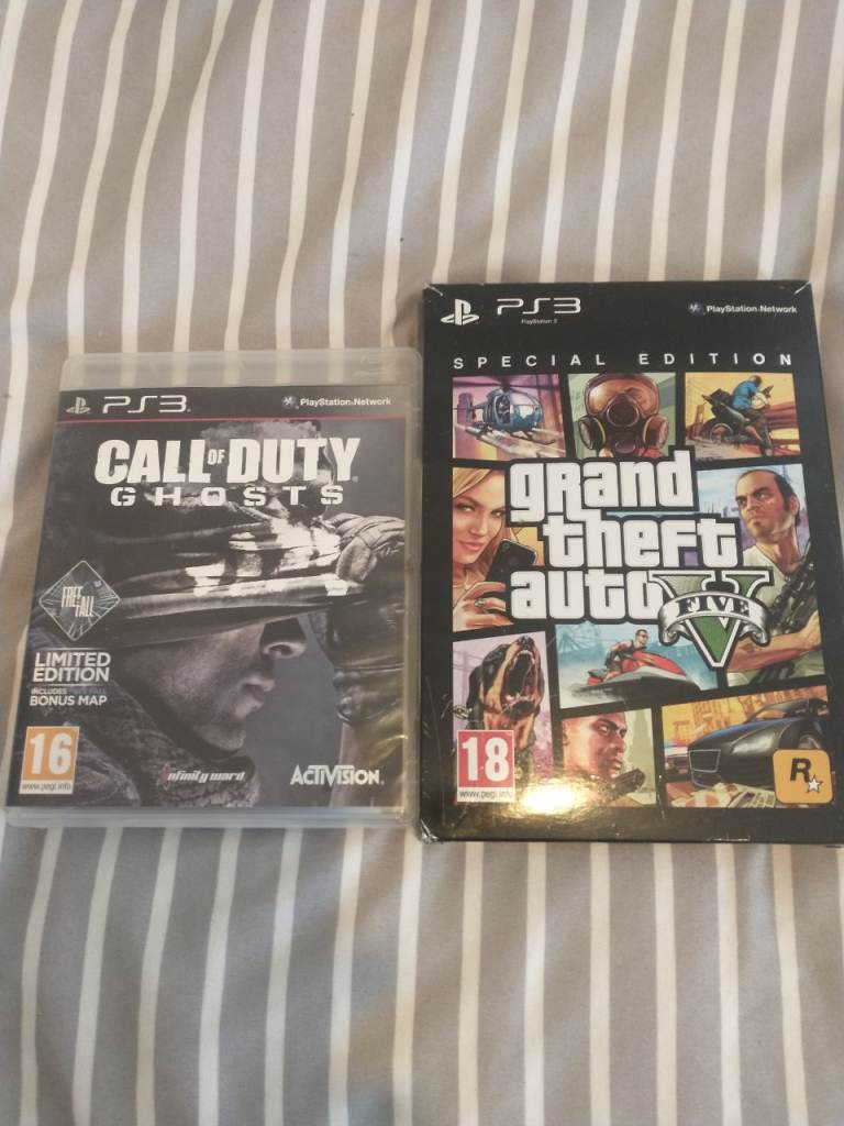 Grand Theft Auto V PS3/ Call Of Duty Ghosts PS3