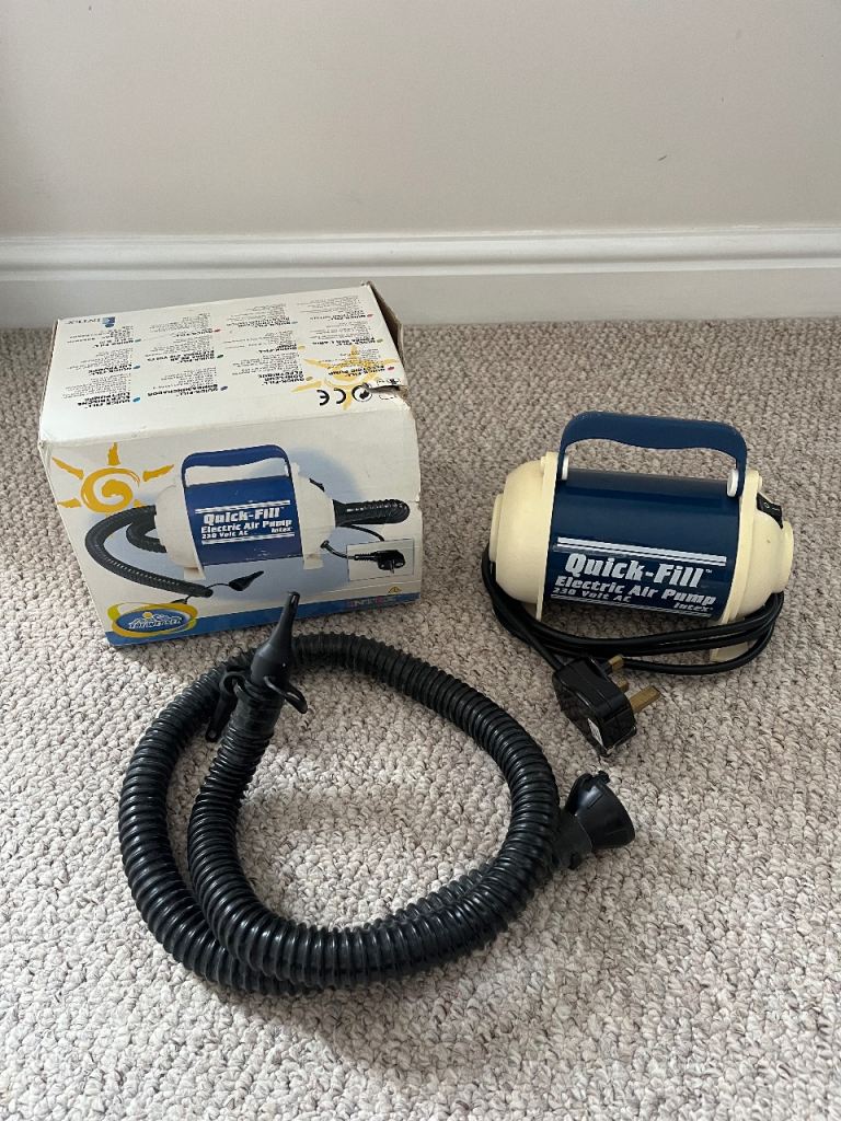Intex Quick-Fill Electric Air Pump with Hose and Attachments