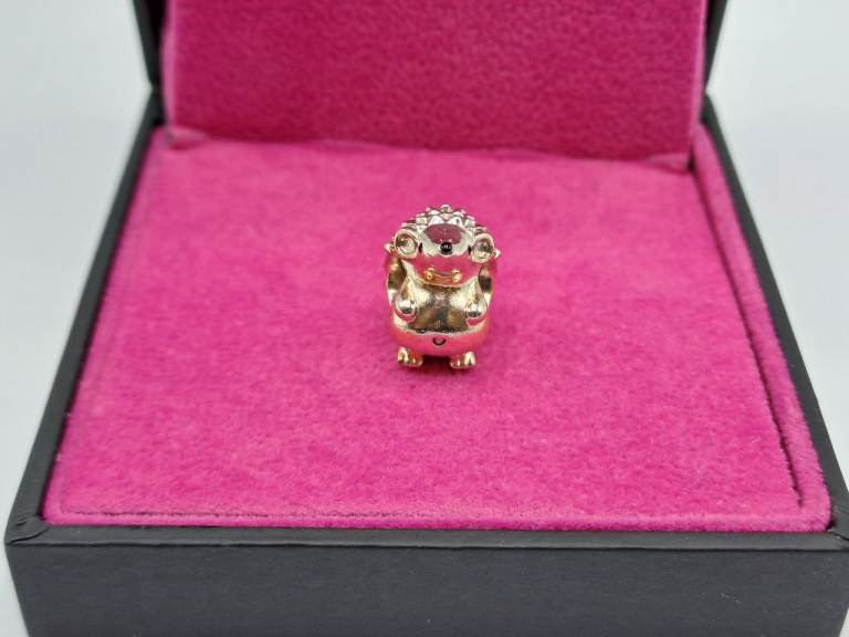Pre-Owned Silver Pandora Hedgehog Charm
