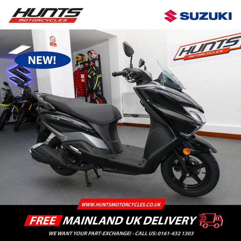 NEW Suzuki Burgman Street 125 EX Scooter. £2,499 On The Road (NO ADDED FEES)