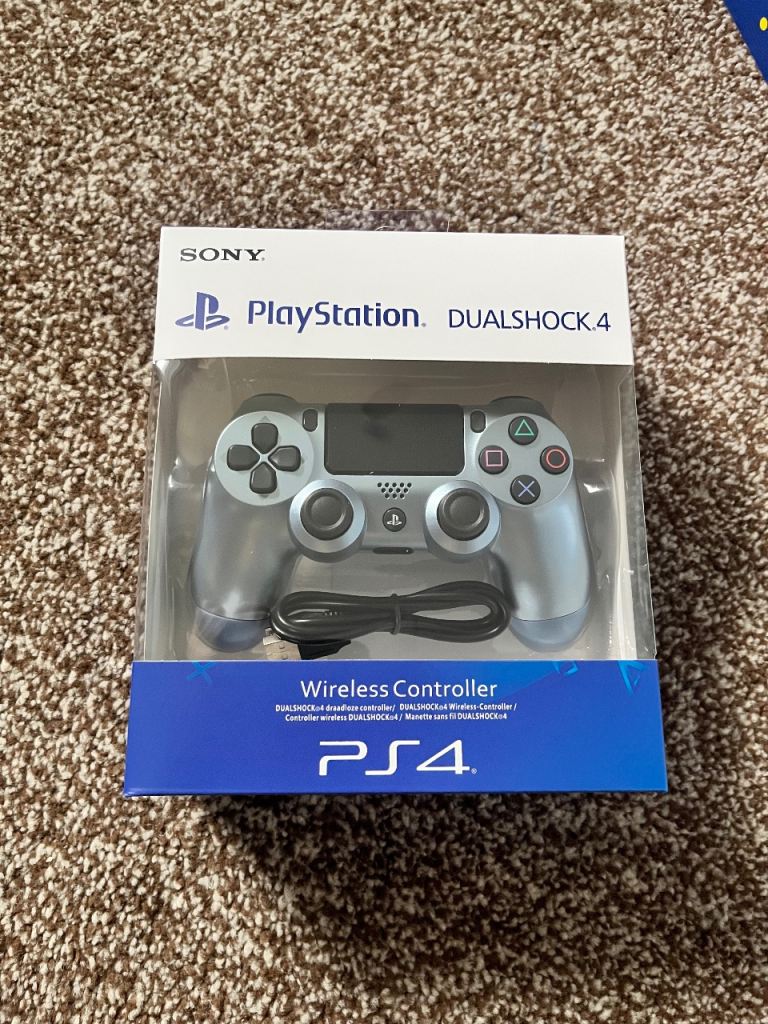 Sony DualShock 4 Wireless Controller | Brand New – Factory Sealed-Titanium Blue