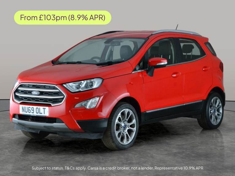 2019 Ford Ecosport 1.0T EcoBoost GPF Titanium SUV 5dr Petrol Manual Euro 6 (s/s) (125 ps) - FO Su...