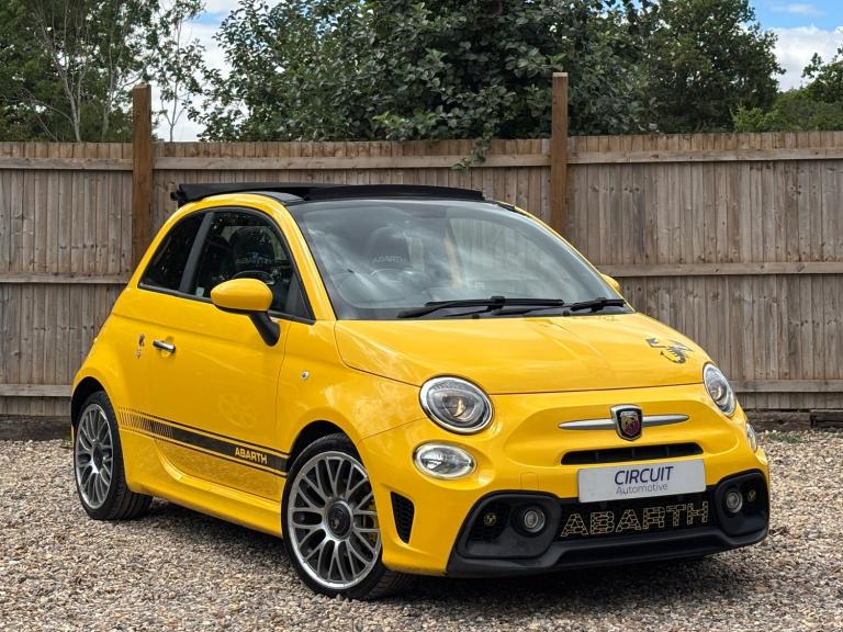2016 Abarth 595 1.4 T-Jet 145 BHP Yellow Only 53,000 Miles Convertible Manual ULEZ CONVERTIBLE Pe...