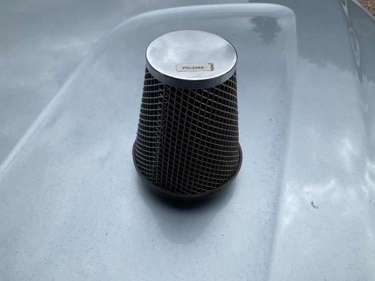 New chrome car air filter 