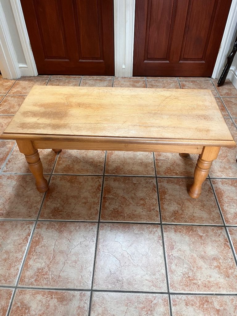 Wooden Coffee Table – Fair Condition