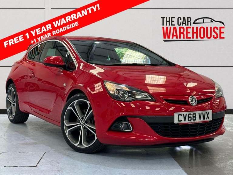 2018 Vauxhall Astra GTC 1.4T 16V Limited Edition 3dr [Nav/Leather] Manual Coupe Petrol Manual