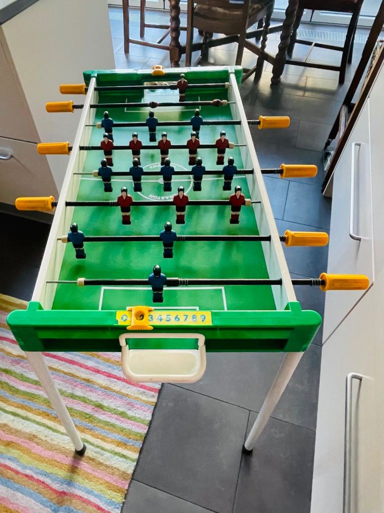 Vintage table football game by Charlton 