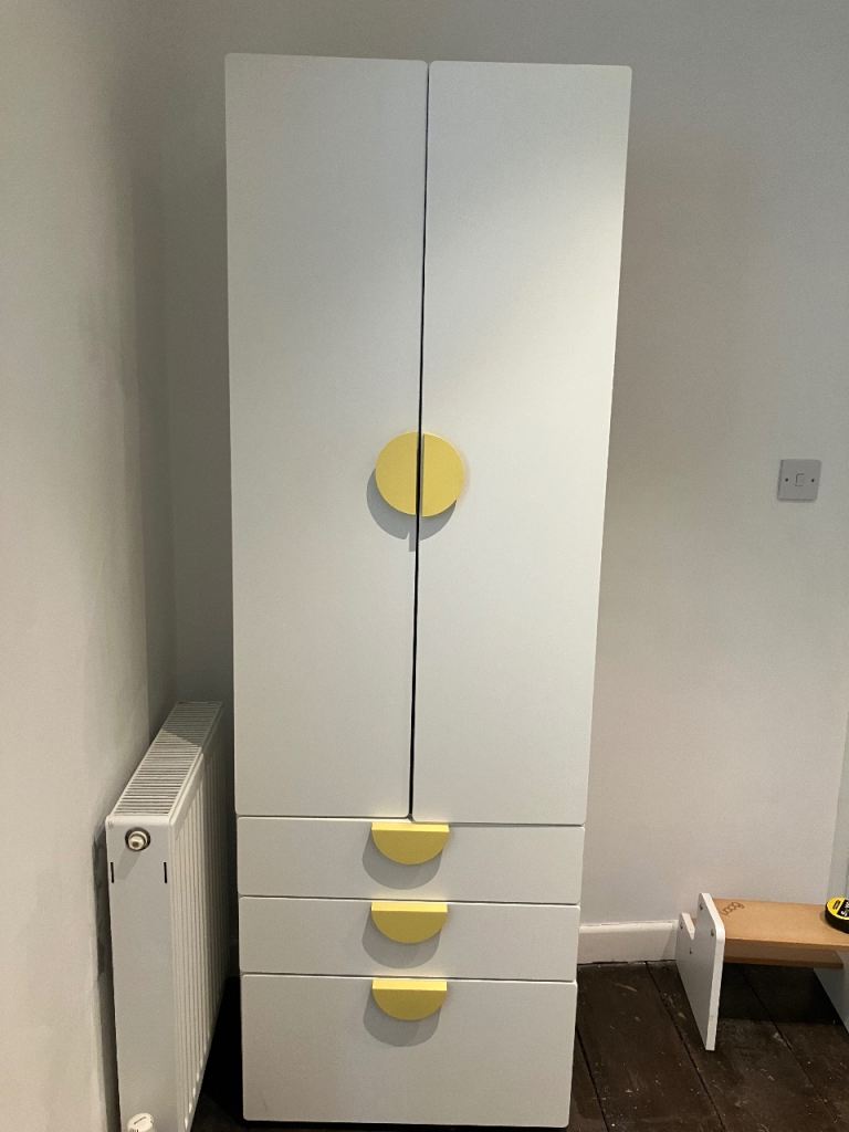 Nursery wardrobe and drawers