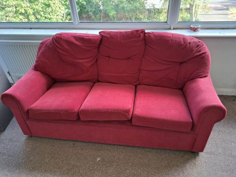 Red sofa