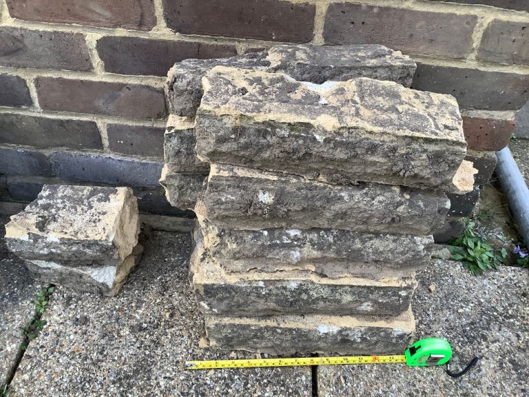 30 York stone bricks