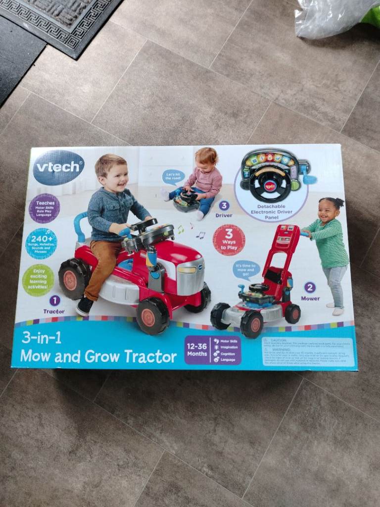 Vtech 3 in 1 mow and grow tractor 