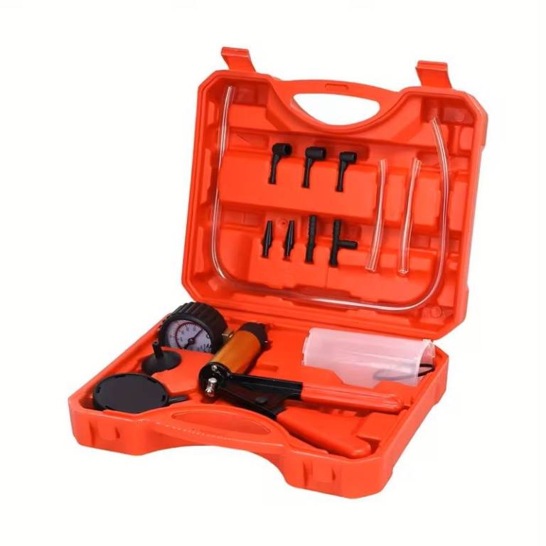 Brake Bleed Kit – Hand Vacuum Pump (Red or Blue)