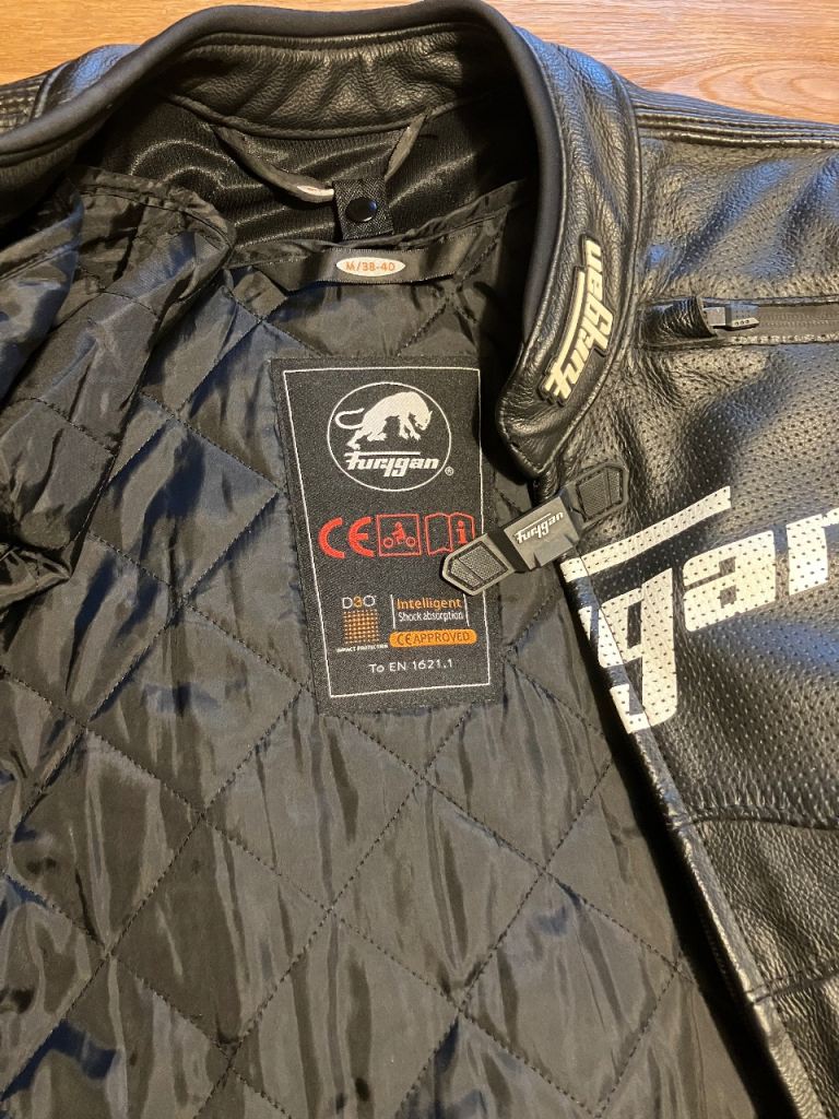 Furygang leather motorcycle suit.