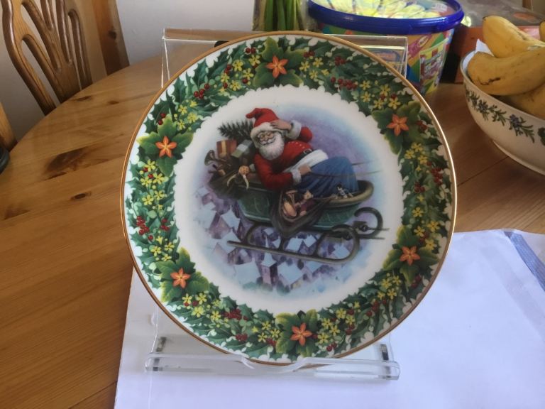 Christmas plate the longest night