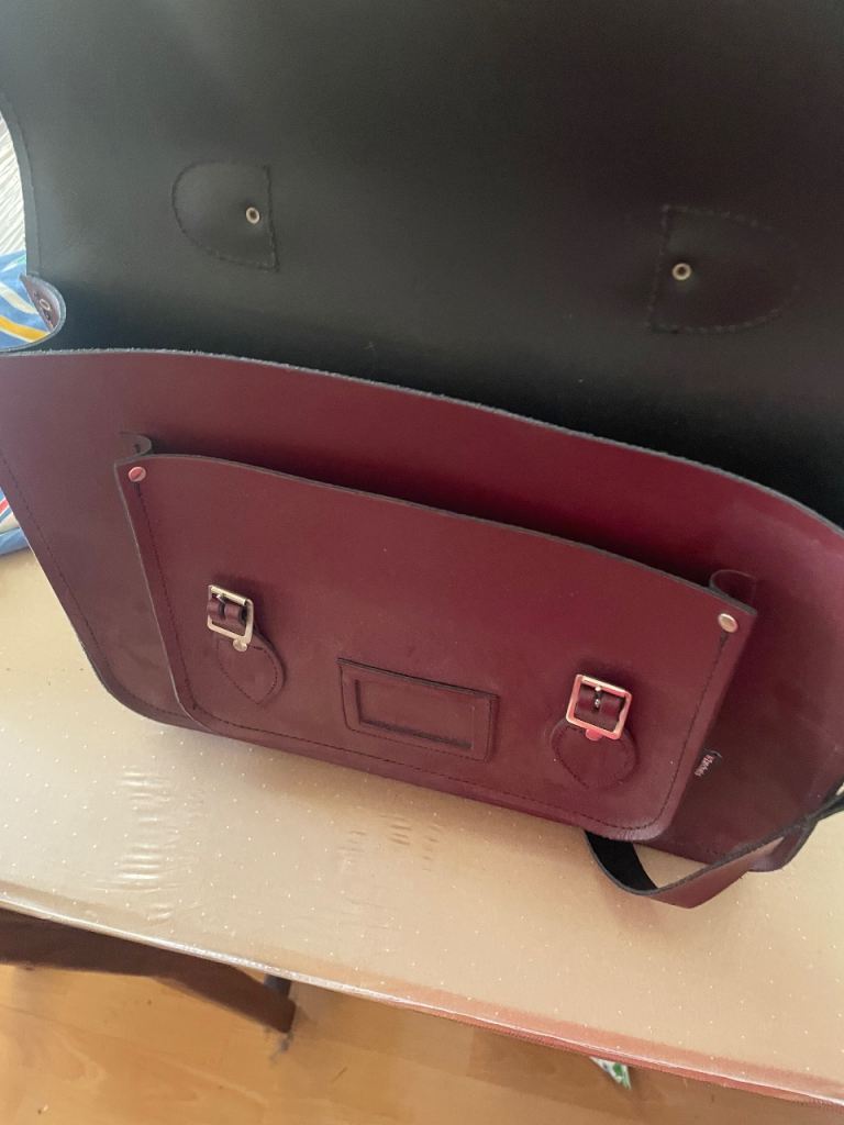 Leather satchel 