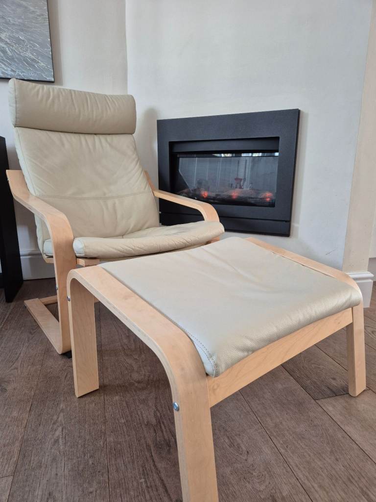 Leather chairs & stool