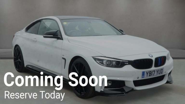 2017 BMW 4 Series 420d [190] M Sport 2dr Auto [Professional Media] COUPE DIESEL Automatic