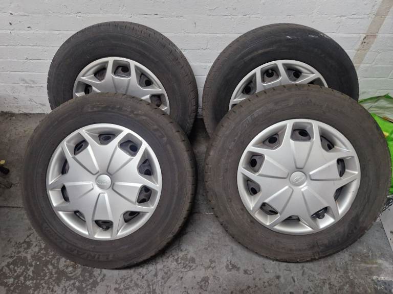 4 x transit custom wheels and tyres