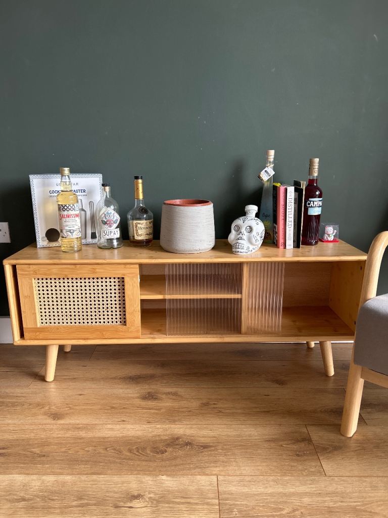 Ratan vintage TV stand