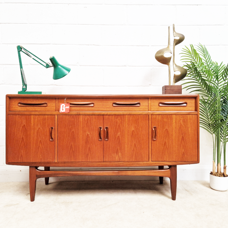 V.B Wilkins G Plan Fresco Pyramid Teak Vintage Danish Design Mid Century Sideboard Credenza PG346