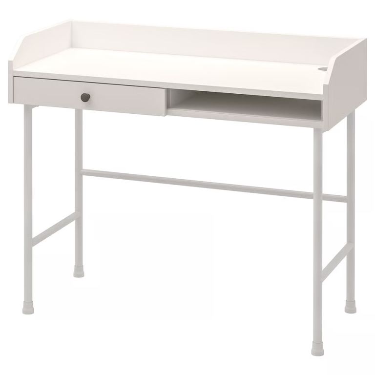 Desk with drawer White