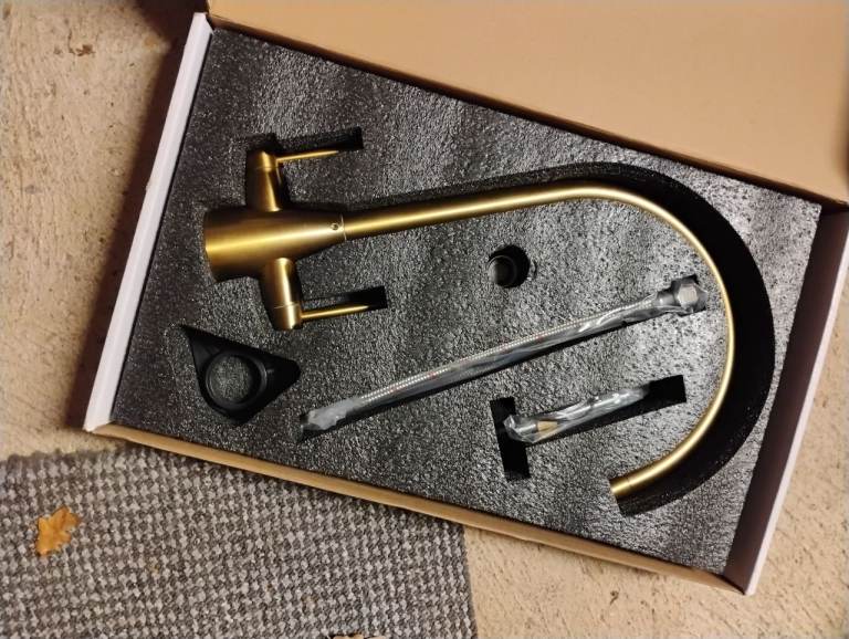 Brand new kitchen tap- brass