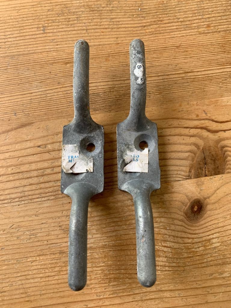 GALVANISED CLEAT HOOKS - BOAT, WASHING LINE, GARDEN ROPE, FIGURE 8 
