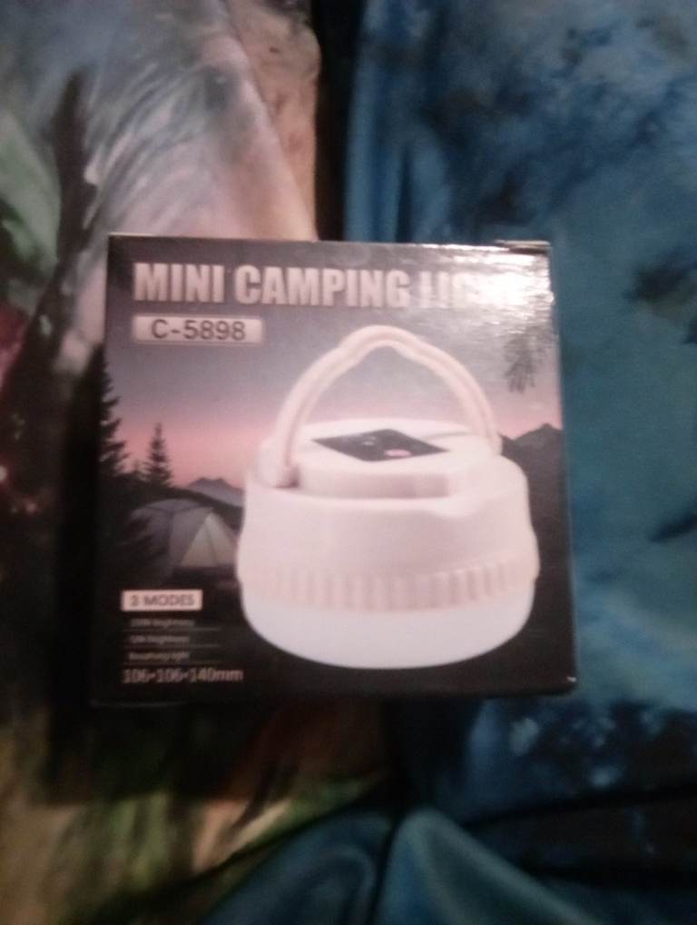 New Mini Camping Light C-S898 – White, 3 Modes