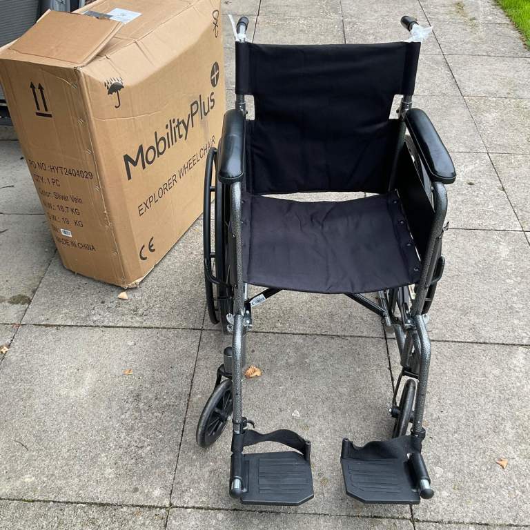 Mobility explorer self propelled wheelchair.