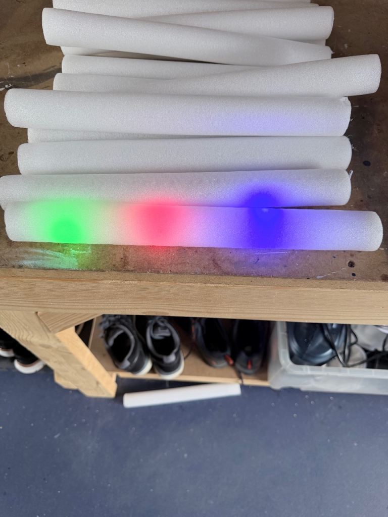 Foam light up Stick x 17