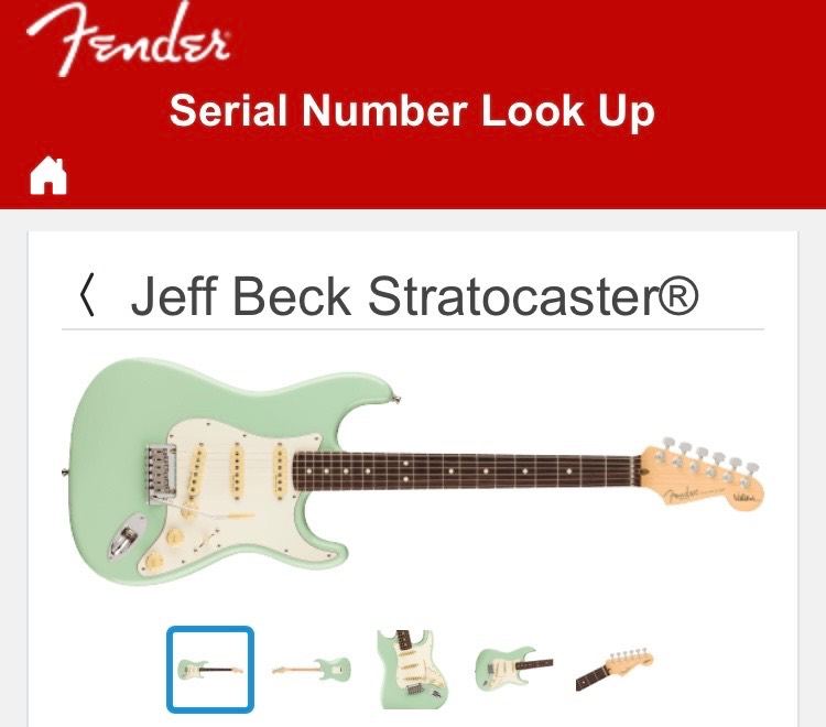 Fender USA Jeff Beck Artist Signature Stratocaster® (2021)