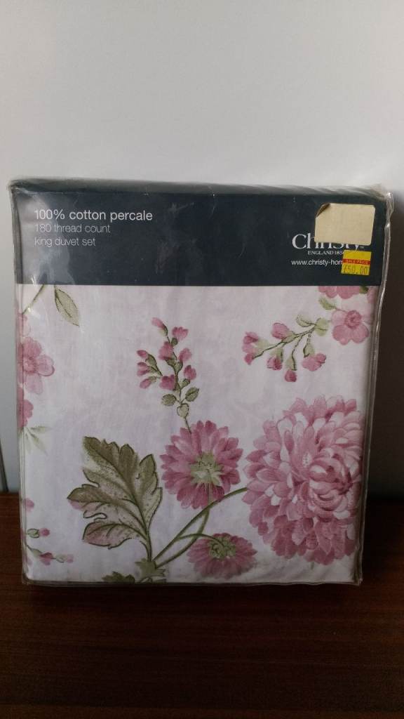 Christy 180 Thread Count King Duvet Set