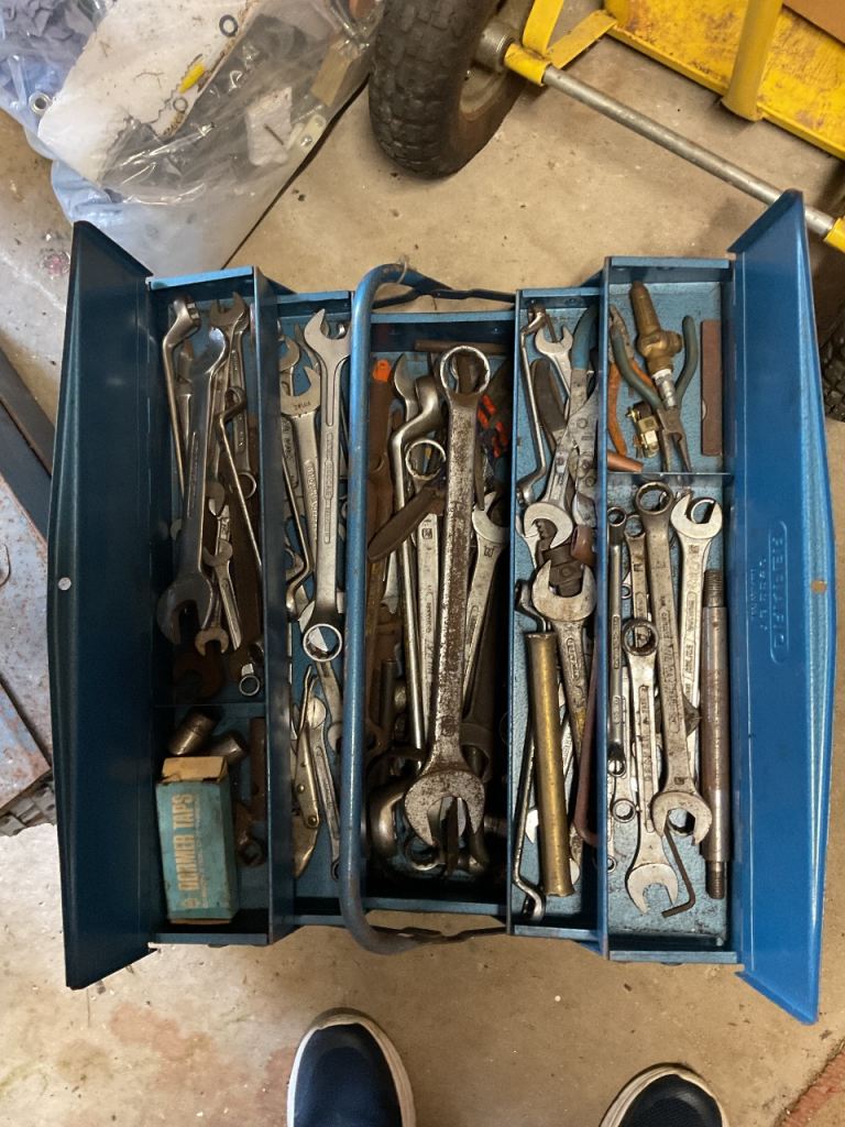 2 tool boxes with numerous spanner’s etc
