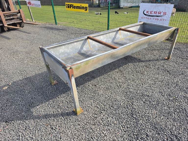 Cattle 8ft deep feeding trough farm livestock tractor 