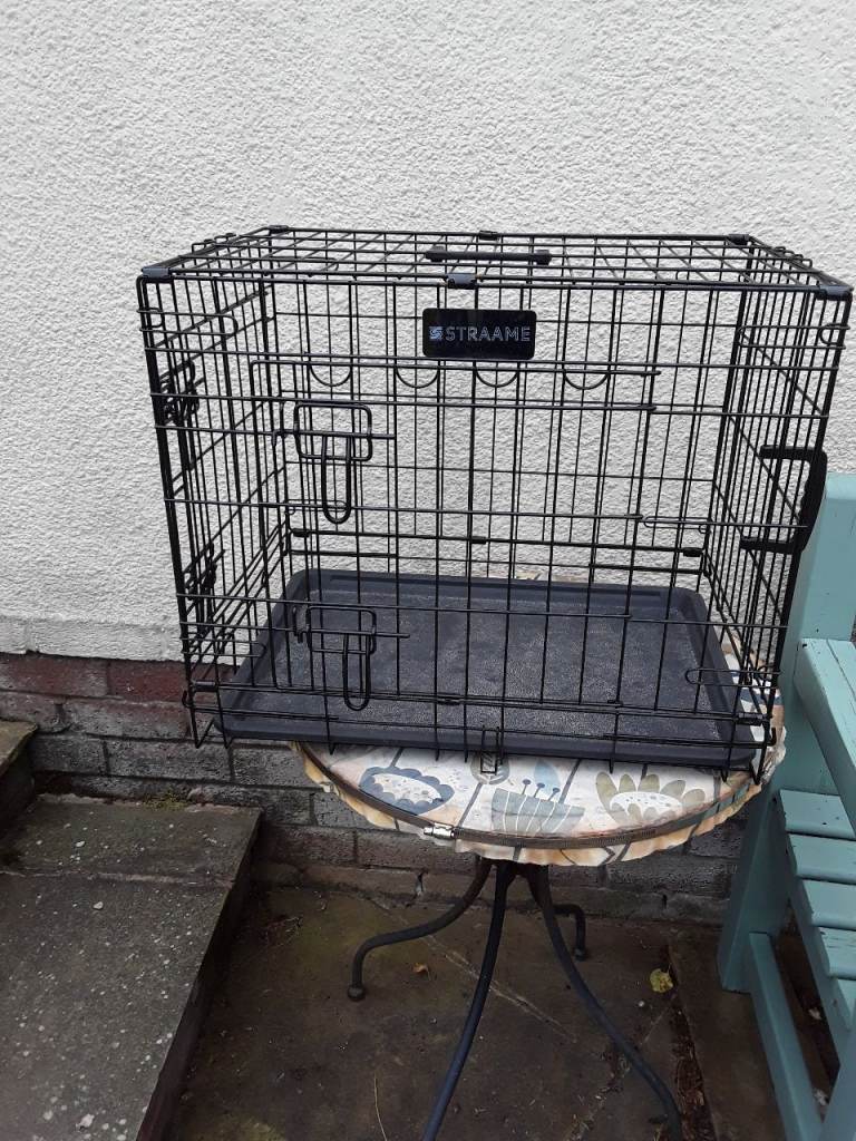 AS NEW SMALL DOG CRATE FOR SALE