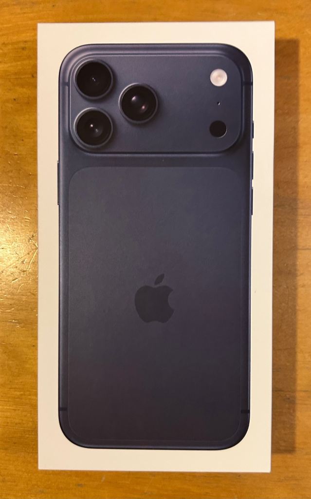 SOLD! iPhone 17 Pro Max 512GB, Deep Blue, Sealed/Brand New