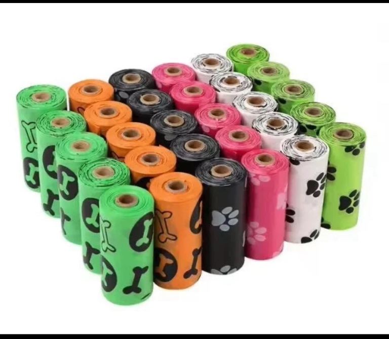 4 Rolls - 60 bags Poop Bags Eco-Friendly, Degradable, Dogs waste bags