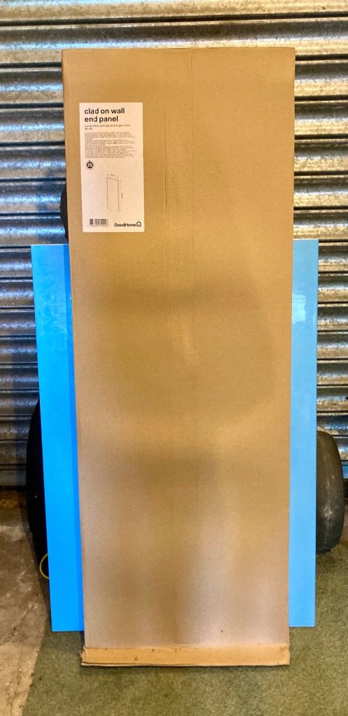 B&Q ‘Stevia & Garcinia’ Clad On White Gloss Wall Cupboard End Panel