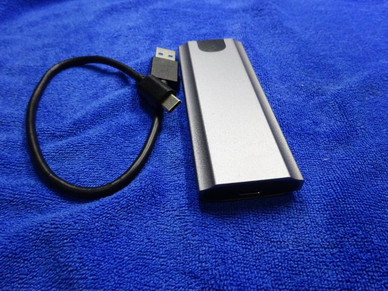 256GB External USB SSD Solid State Drive Both Usb C and USB A